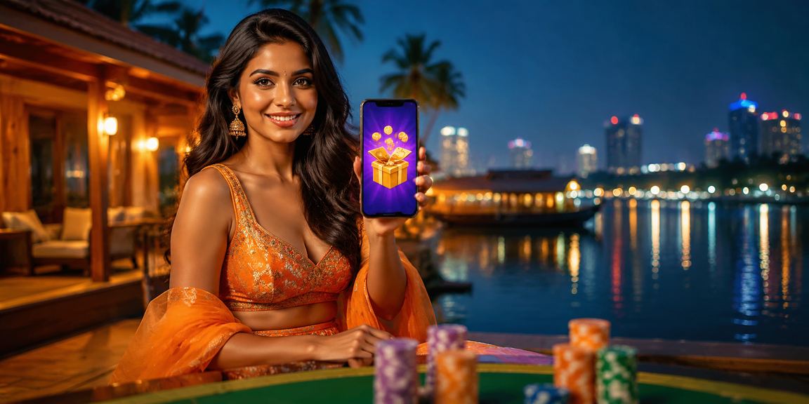 Indian player using smartphone to enjoy card games including Teen Patti in Kerala