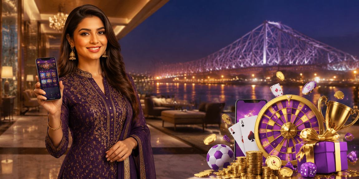 Indian female placing sports bets through a mobile app in Kolkata
